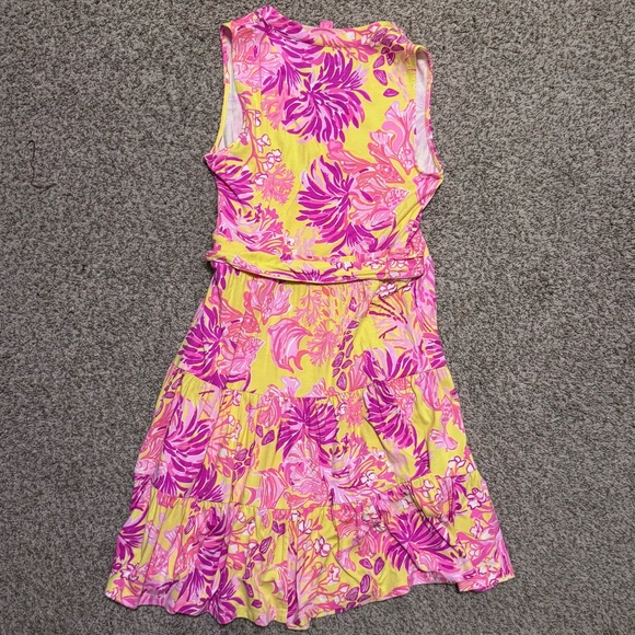 Lilly Pulitzer Pink and Yellow Floral Dress - Picture 7 of 7